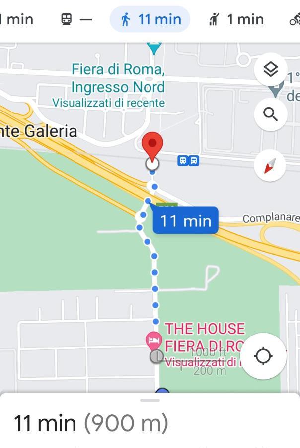 蓬特加莱里亚The House Fiera Di Roma Aeroporto Fiumicino住宿加早餐旅馆 外观 照片